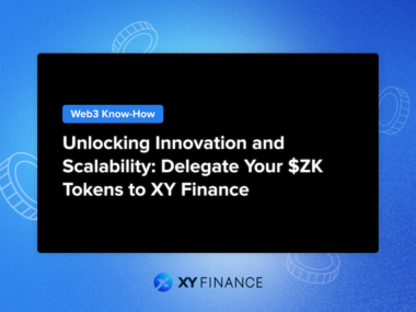 Unlocking Innovation and Scalability: Delegate Your $ZK Tokens to XY Finance