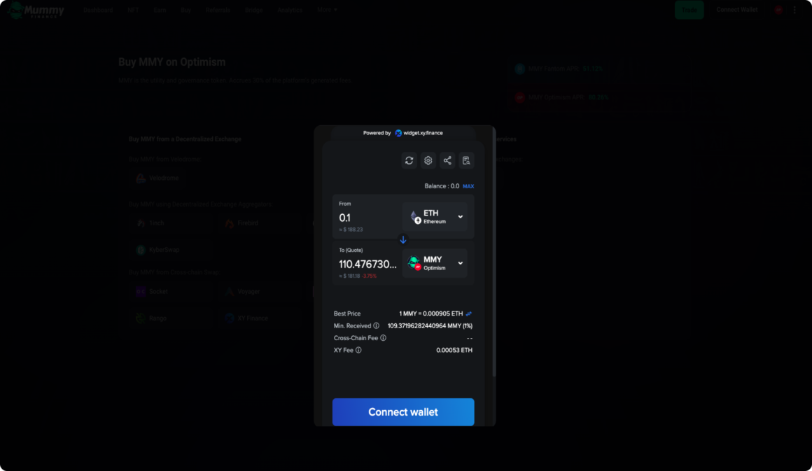 Seamless Cross-Chain: Mummy Finance Integrates XY Finance's Cross-Chain ...