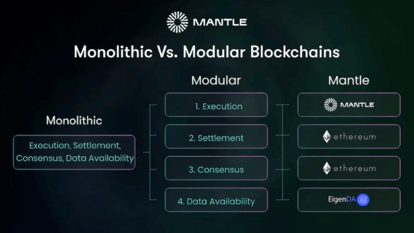 Mantle: Monolithic chain vs. modular chain