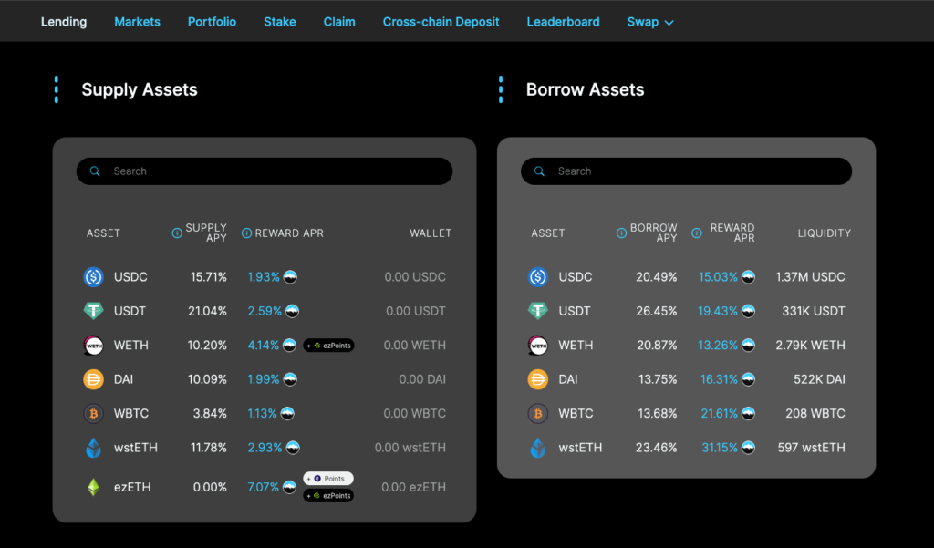 Linea Ecosystem Dapp - Mendi Finance